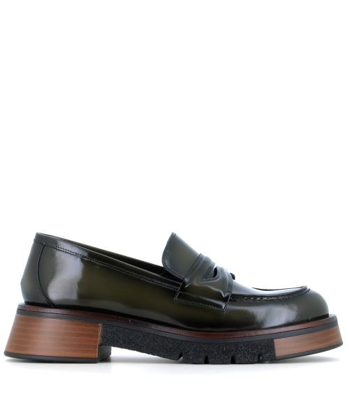 mocasines musgo 10993 caqui oscuro