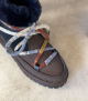 waterproof lined boots cr40h blue brown