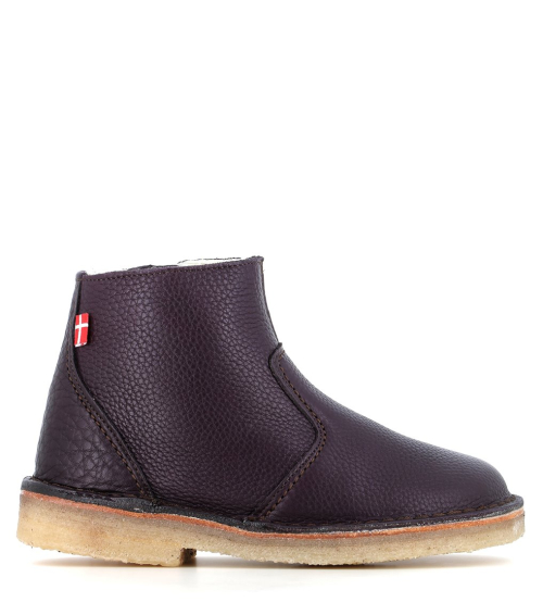 shearling ankle boots middelfart 390 plum