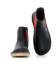 botines chelsea roskilde 4650 negro rojo