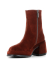 bottines laura 11127 velours brique