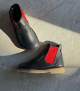 botines chelsea roskilde 4650 negro rojo