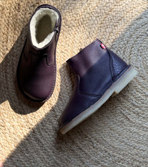 bottines fourrées middelfart 390 plum violet