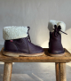 bottes fourrées arhus 1310 plum violet