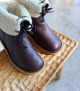 lined boots arhus 1310 plum purple