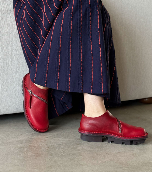 chaussures field f rouge
