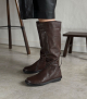 high boots sphere f espresso