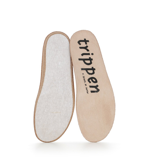 semelles trippen bio crepe natur