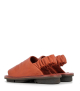 sandals nudge f brandy orange