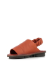sandals nudge f brandy orange