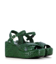 wedge sandals ankara 10279 green