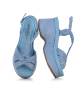 wedge sandals lille 11498 aqua blue