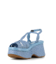 sandalias cuña lille 11498 aqua azul