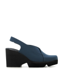 sandalias de cuña inga azul
