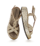sandalias maui 10834 platino oro