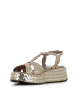 sandalias maui 10834 platino oro