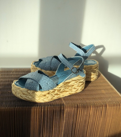 sandals erika 8745 aqua
