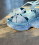 sandalias cuña lille 11498 aqua azul
