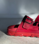 sandalias 1e240 rosso rojo