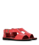 sandales san 201 rosso rouge