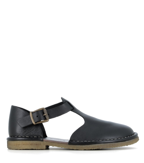 sandalias cerradas hand 1111 negro