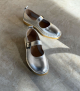 ballerines hand 81 silver argent