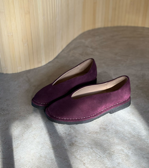 slip-on shoes san 20 purple