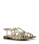 sandalias emy 8433 platino