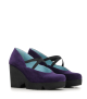 wedges tecno purple