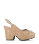 wedge sandals cali 11363 beige