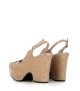 wedge sandals cali 11363 beige