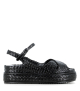 wedge sandals maika 11372 black