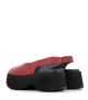 sandalias slingback 1842 rosso rojo