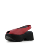 sandalias slingback 1842 rosso rojo