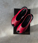 sandalias slingback 1842 rosso rojo