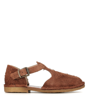 closed-toe sandals hand...
