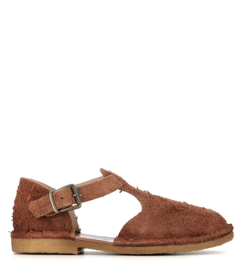 sandales fermées hand 1111 camel