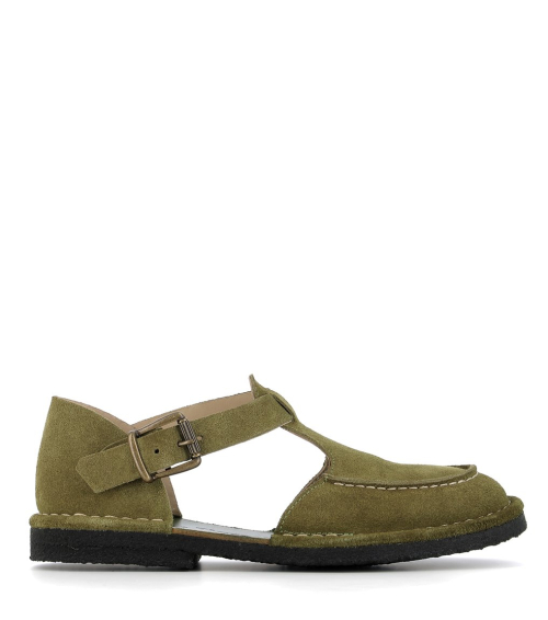 sandales fermées hand 1112 vert olive