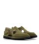 sandales fermées hand 1112 vert olive
