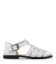 sandalias fisherman san 18 blanco roto