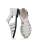 sandalias fisherman san 18 blanco roto
