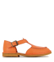 sandalias cerradas hand 1112 naranja