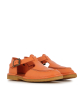 closed-toe sandals hand 1112 orange