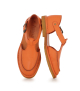 sandalias cerradas hand 1112 naranja