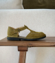 sandales fermées hand 1112 vert olive