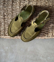 sandales fermées hand 1112 vert olive
