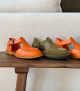 closed-toe sandals hand 1112 orange