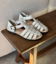 sandalias fisherman san 18 blanco roto