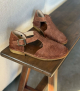 sandales fermées hand 1111 camel