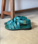 sandalias san 202 smeraldo turquesa